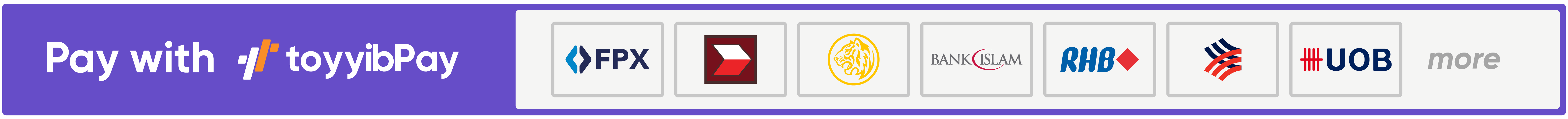 TOYYIBPAY-ONLINE BANKING 1-2 HARI SAMPAI (RECOMMENDED)